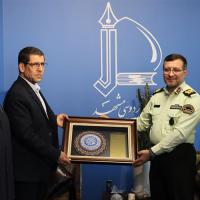حضور جانشین فرماندهی نیروی انتظامی استان خراسان رضوی در دانشگاه فردوسی مشهد به مناسبت پاسداشت روز معلم و مقام استاد
